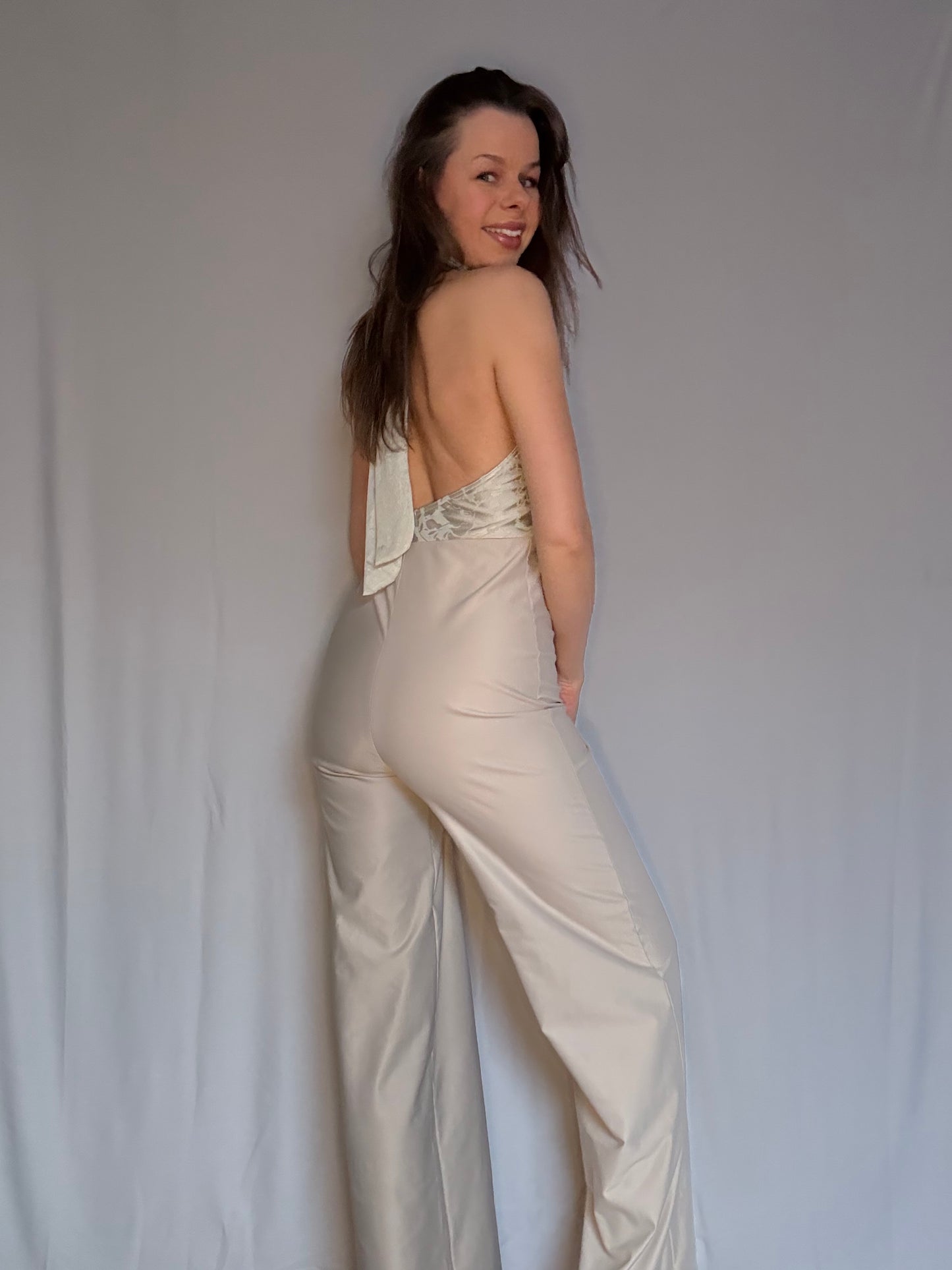 Jumpsuit open back