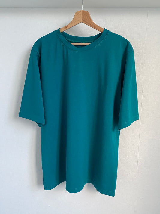 Oversized t-shirt petrol